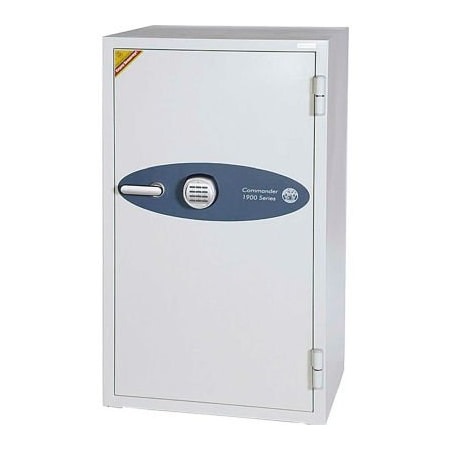 Phoenix Safe International Phoenix Safe Fire Commander 2-Hour Digital Fire & Water Resistant Safe 5.75 cu ft, Off-White, Steel 1901